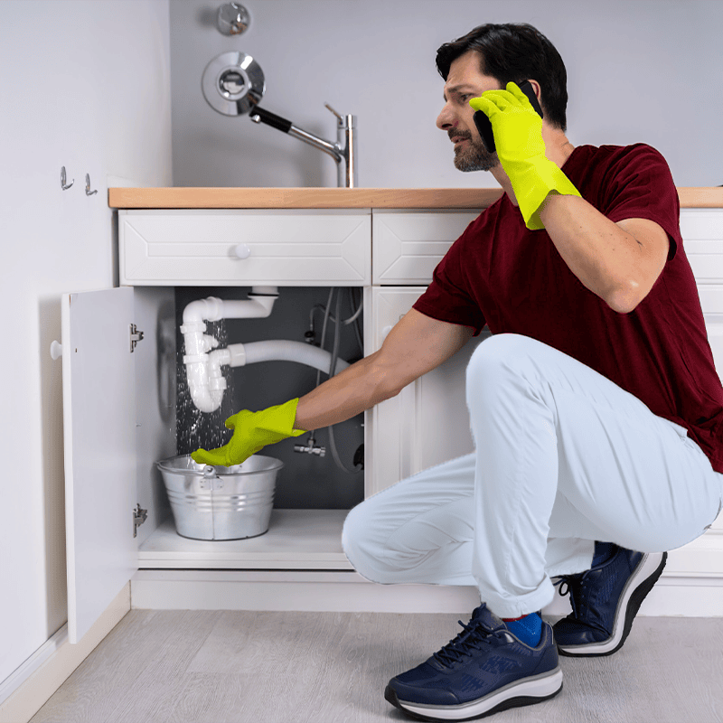 Broken-leaking-residential-pipe