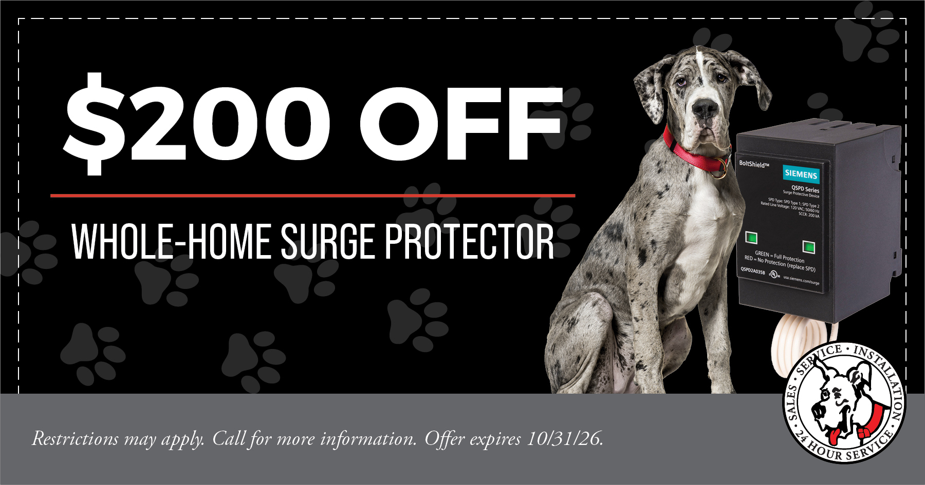 $200 off a whole-home surge protector