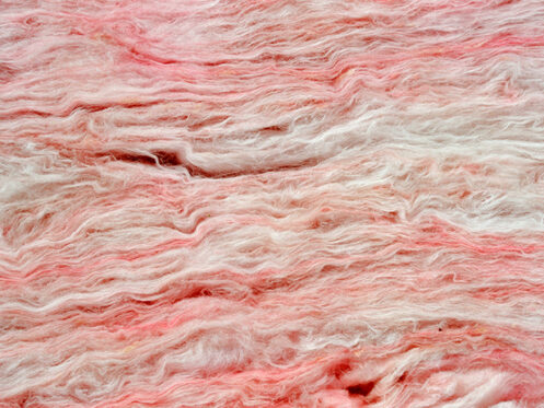 close-up of insulation.